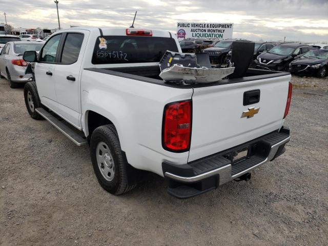 1GCGSBEA2K1296397 - 2019 CHEVROLET COLORADO WHITE photo 3