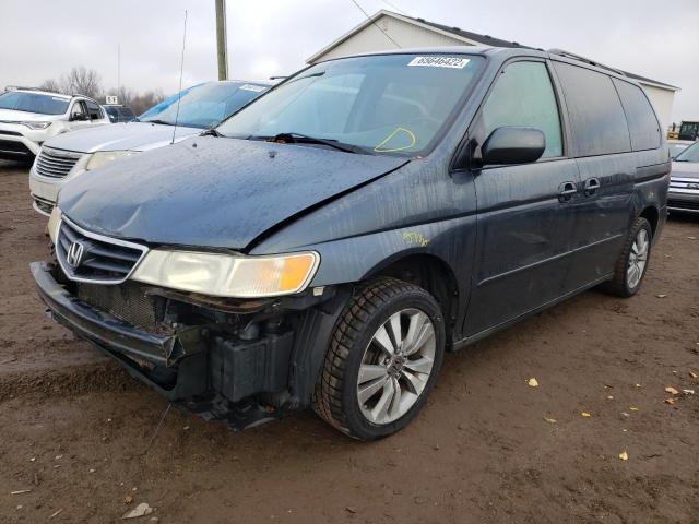 5FNRL18974B064325 - 2004 HONDA ODYSSEY EX GRAY photo 2