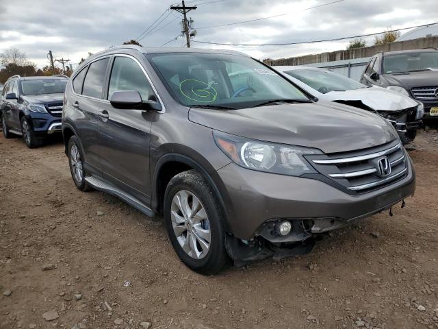 2HKRM4H77EH633559 - 2014 HONDA CR-V EXL TAN photo 1