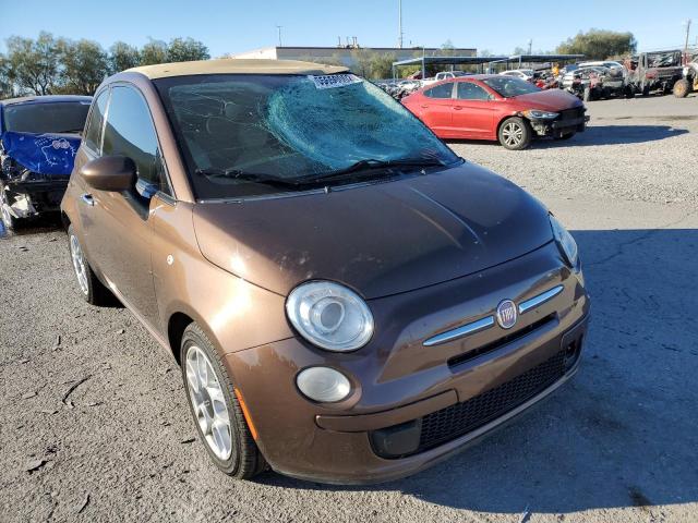 3C3CFFDR2DT553642 - 2013 FIAT 500 POP BROWN photo 1