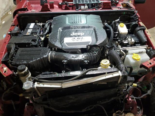 1C4AJWBG4DL514906 - 2013 JEEP WRANGLER S BURGUNDY photo 7