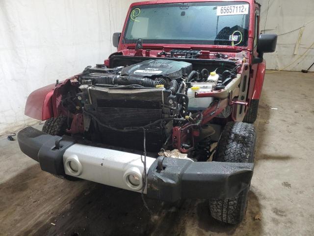1C4AJWBG4DL514906 - 2013 JEEP WRANGLER S BURGUNDY photo 9