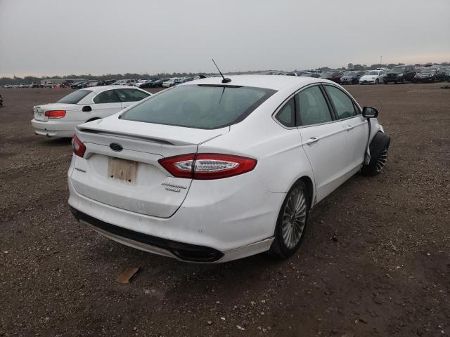 3FA6P0K92ER258681 - 2014 FORD FUSION TIT WHITE photo 4