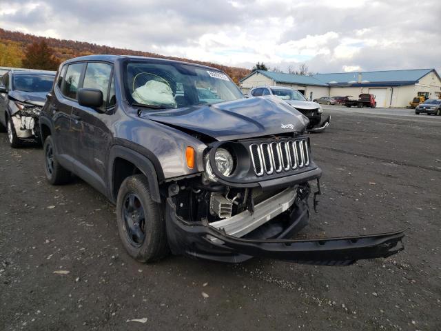 ZACCJBAB5JPH00064 - 2018 JEEP RENEGADE S GRAY photo 1