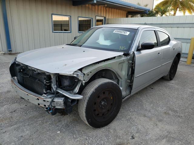 2B3KA43R58H229693 - 2008 DODGE CHARGER SILVER photo 2