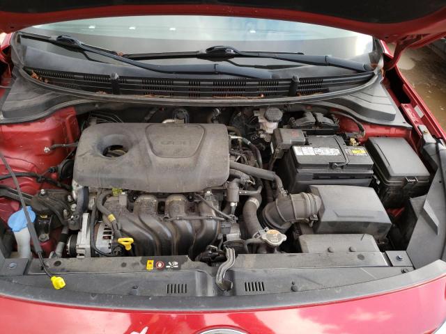 3KPA24AB8KE167545 - 2019 KIA RIO S RED photo 7