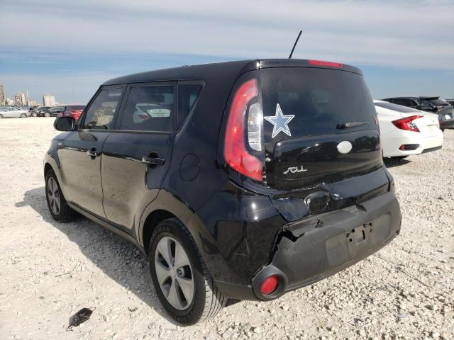 KNDJN2A29E7049357 - 2014 KIA SOUL BLACK photo 3