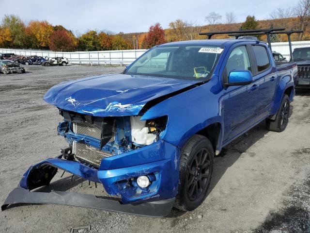 1GCGTCEN4K1305672 - 2019 CHEVROLET COLORADO L BLUE photo 2