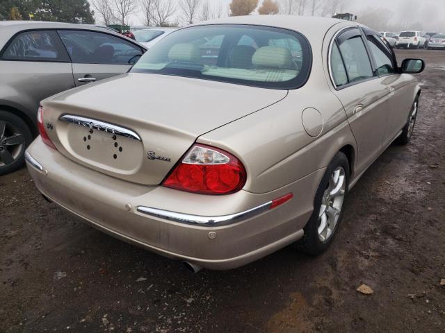 SAJFA01N32FM36635 - 2002 JAGUAR S-TYPE BEIGE photo 4