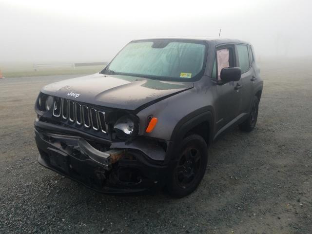 ZACCJBAB9HPG08269 - 2017 JEEP RENEGADE S GRAY photo 2