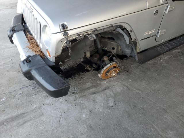 1J8FA54138L623817 - 2008 JEEP WRANGLER S 银色 照片 9