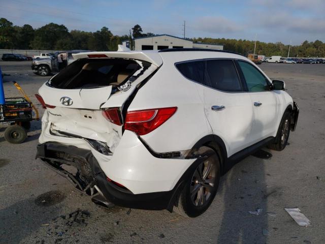 5XYZU3LB3DG099035 - 2013 HYUNDAI SANTA FE WHITE photo 4