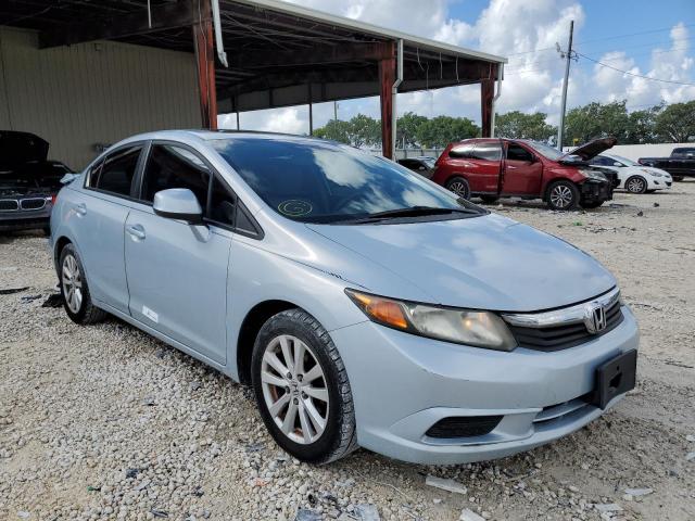 2HGFB2F97CH517822 - 2012 HONDA CIVIC EXL Mavi foto 1