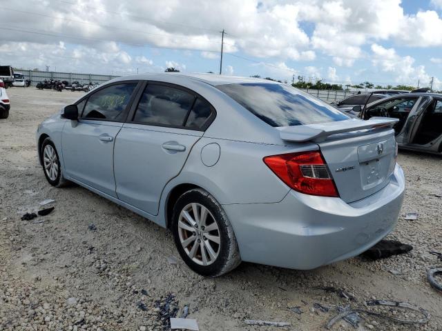 2HGFB2F97CH517822 - 2012 HONDA CIVIC EXL Mavi foto 3