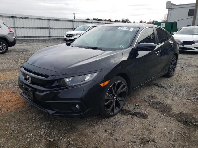 2HGFC2F89KH585347 - 2019 HONDA CIVIC SPOR 黑色 照片 2