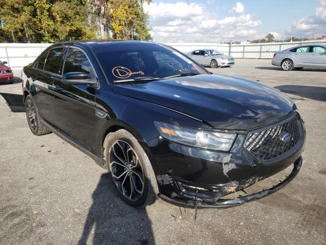 1FAHP2KT3EG143269 - 2014 FORD TAURUS SHO BLACK photo 1