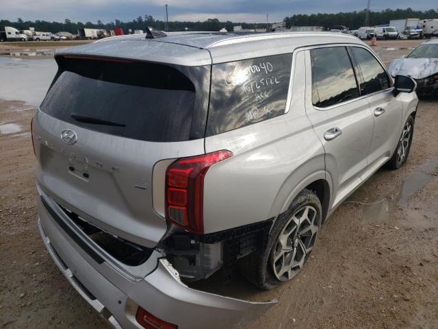 KM8R7DHEXNU442306 - 2022 HYUNDAI PALISADE C SILVER photo 4