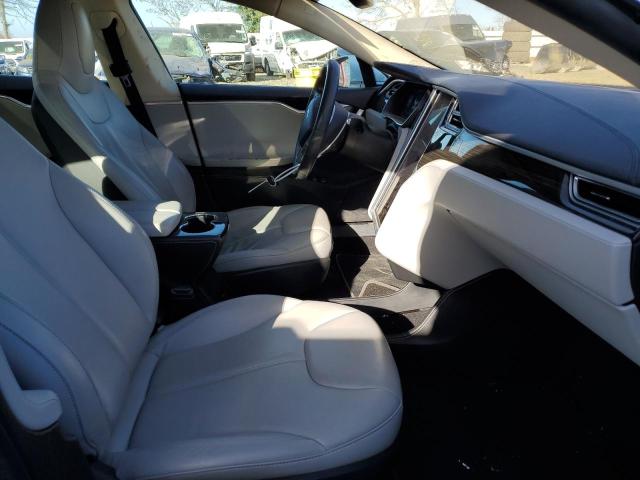 5YJSA1H1XEFP57103 - 2014 TESLA MODEL S Blanco foto 5