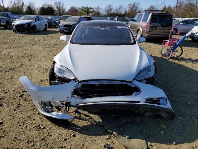 5YJSA1H1XEFP57103 - 2014 TESLA MODEL S Blanco foto 9