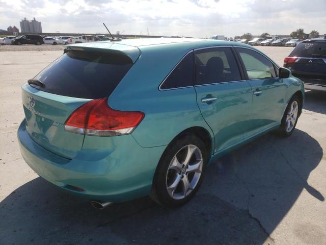4T3ZK11A89U002361 - 2009 TOYOTA VENZA TURQUOISE photo 4