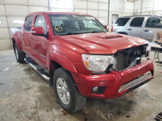 3TMMU4FN1EM063970 - 2014 TOYOTA TACOMA DOU RED photo 1