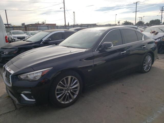 JN1EV7AP5JM354590 - 2018 INFINITI Q50 LUXE BLACK photo 1