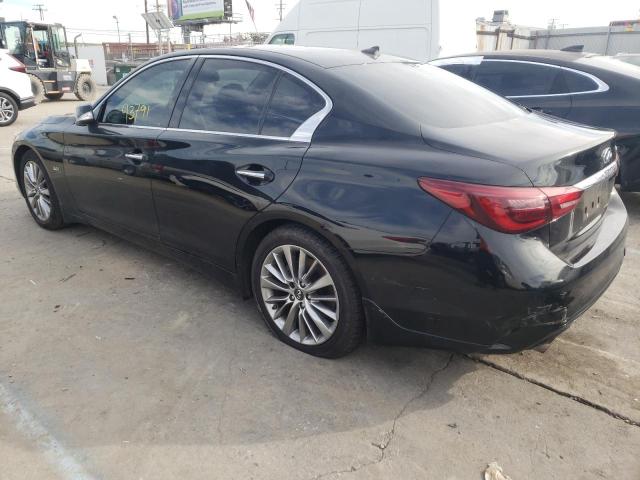 JN1EV7AP5JM354590 - 2018 INFINITI Q50 LUXE BLACK photo 2