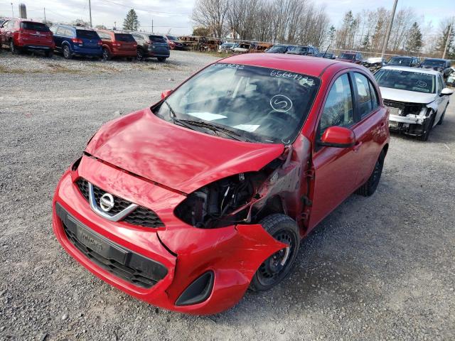 3N1CK3CP7GL265368 - 2016 NISSAN MICRA RED photo 2