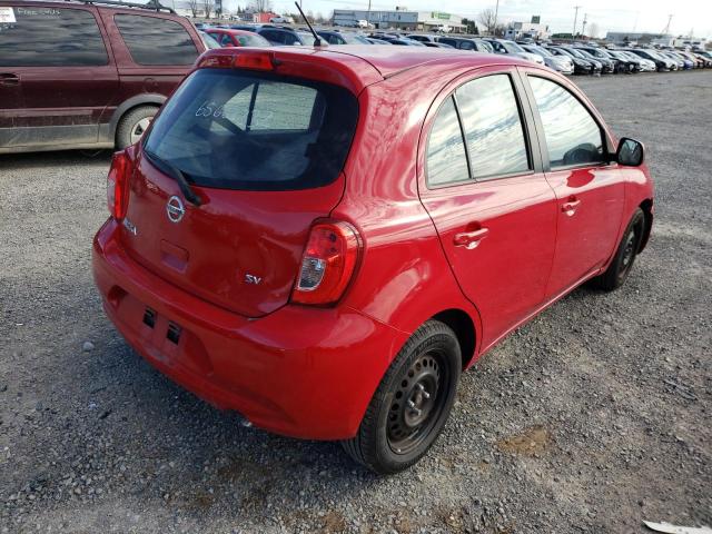 3N1CK3CP7GL265368 - 2016 NISSAN MICRA RED photo 4