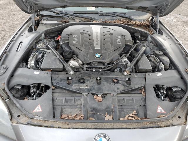 WBA6B4C52DD098205 - 2013 BMW 650 XI GRAY photo 9