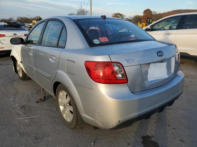 KNADH4A36B6943453 - 2011 KIA RIO BASE SILVER photo 3