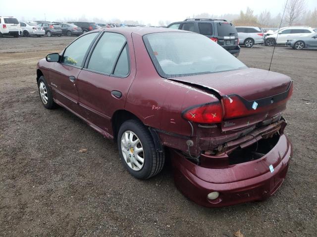 3G2JB52F63S206549 - 2003 PONTIAC SUNFIRE SL BURGUNDY photo 3