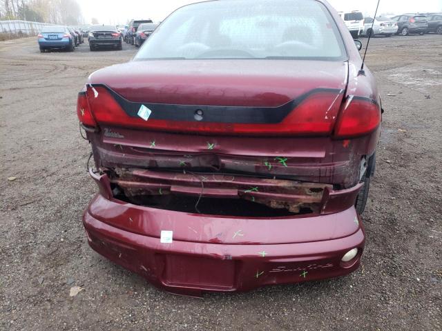 3G2JB52F63S206549 - 2003 PONTIAC SUNFIRE SL BURGUNDY photo 9