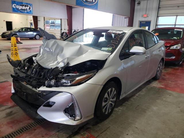 JTDKAMFPXN3209608 - 2022 TOYOTA PRIUS PRIM 银色 照片 2