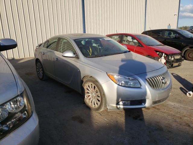 W04GS5EC2B1005930 - 2011 BUICK REGAL CXL SILVER photo 1