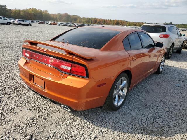 2B3CL5CT3BH504257 - 2011 DODGE CHARGER R/ ORANGE photo 4