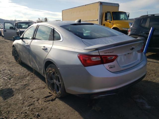 1G1ZG5ST1KF211532 - 2019 CHEVROLET MALIBU RS SILVER photo 3