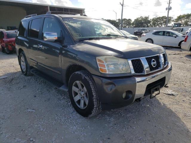 5N1AA08B44N743112 - 2004 NISSAN ARMADA SE CHARCOAL photo 1