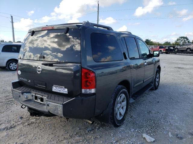 5N1AA08B44N743112 - 2004 NISSAN ARMADA SE CHARCOAL photo 4