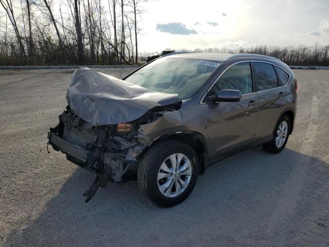 5J6RM4H77DL068265 - 2013 HONDA CR-V EXL GRAY photo 2