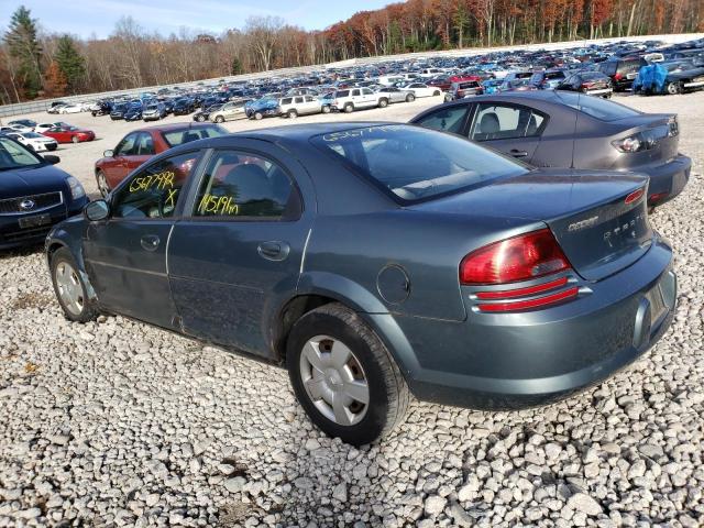 1B3EL46X16N119634 - 2006 DODGE STRATUS SX BLUE photo 3