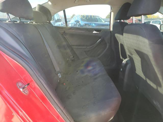 3VW1K7AJ8EM397487 - 2014 VOLKSWAGEN JETTA BASE RED photo 10