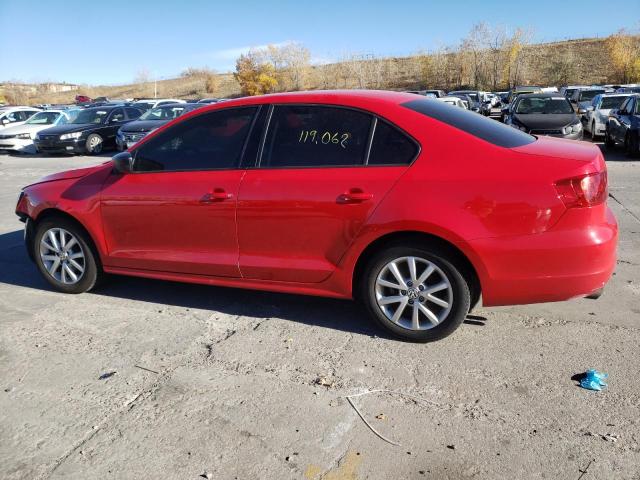 3VW1K7AJ8EM397487 - 2014 VOLKSWAGEN JETTA BASE RED photo 2