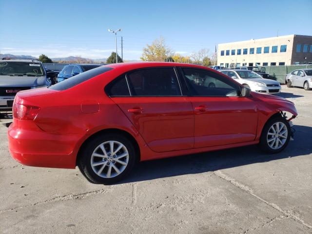 3VW1K7AJ8EM397487 - 2014 VOLKSWAGEN JETTA BASE RED photo 3