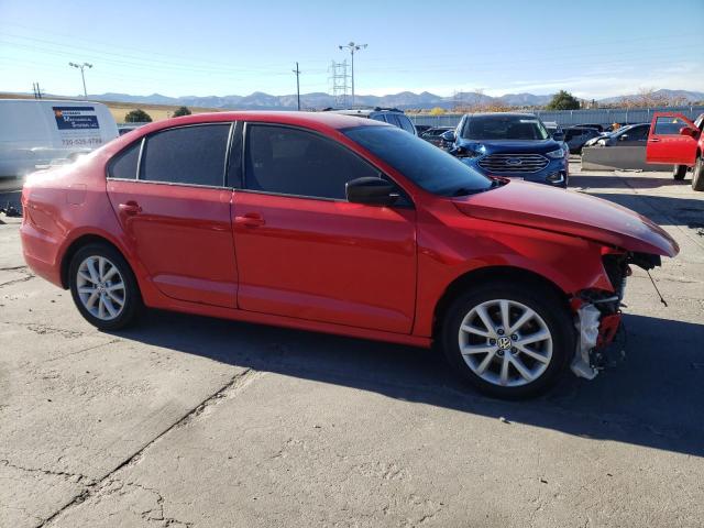 3VW1K7AJ8EM397487 - 2014 VOLKSWAGEN JETTA BASE RED photo 4
