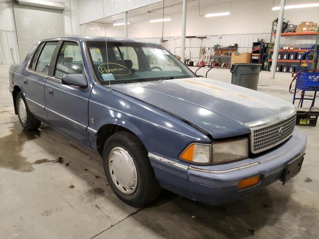 1P3XA4638MF700078 - 1991 PLYMOUTH ACCLAIM BLUE photo 1