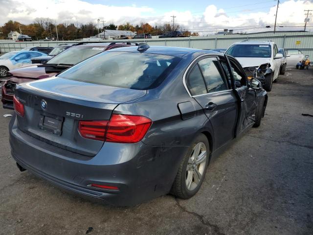 WBA8D9G32HN****** - 2017 BMW 330 XI GRAY photo 4