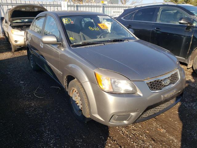 KNADH4B36B6915361 - 2011 KIA RIO BASE GRAY photo 1