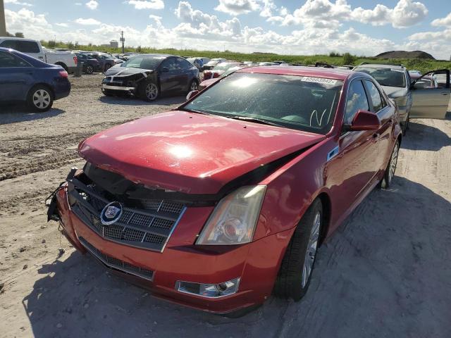 1G6DJ5EY7B0147965 - 2011 CADILLAC CTS PERFOR RED photo 2