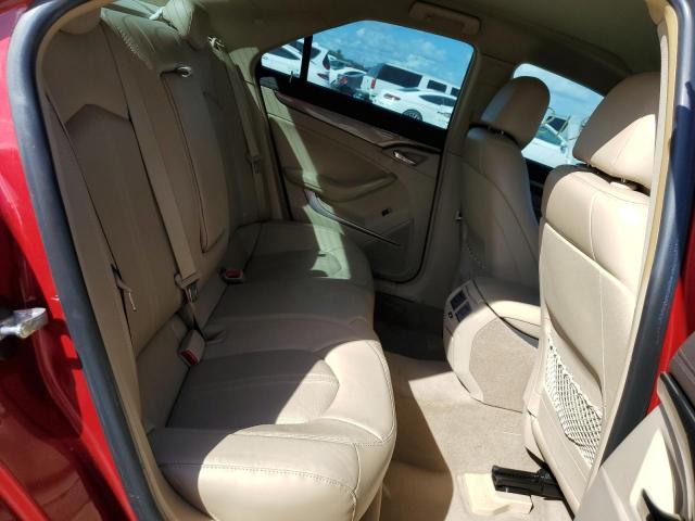 1G6DJ5EY7B0147965 - 2011 CADILLAC CTS PERFOR RED photo 6